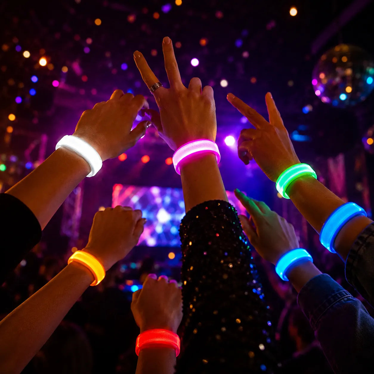 Bracelet Lumineux Multicolores Confortables