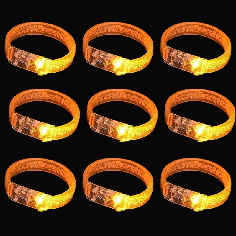 Bracelet Lumineux Orange chaleureux