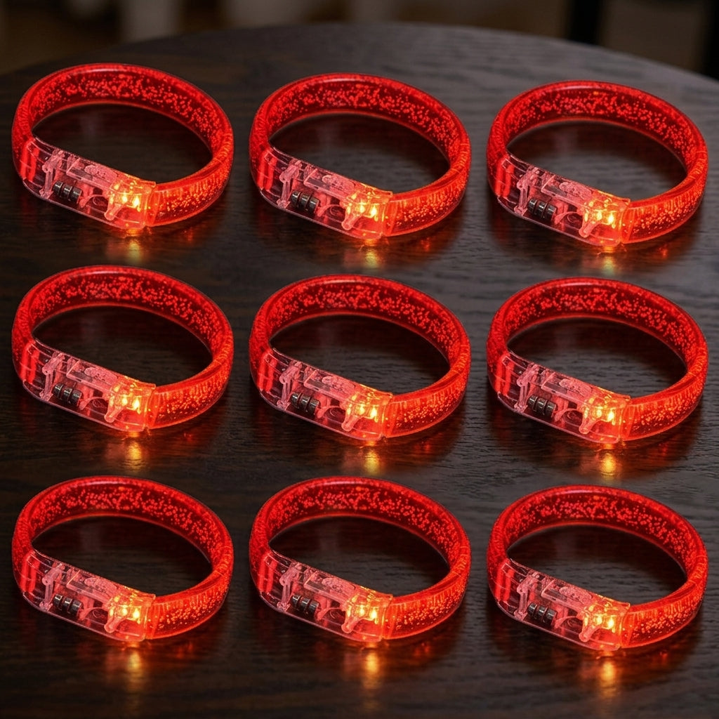 Bracelet Lumineux Rouge Cool