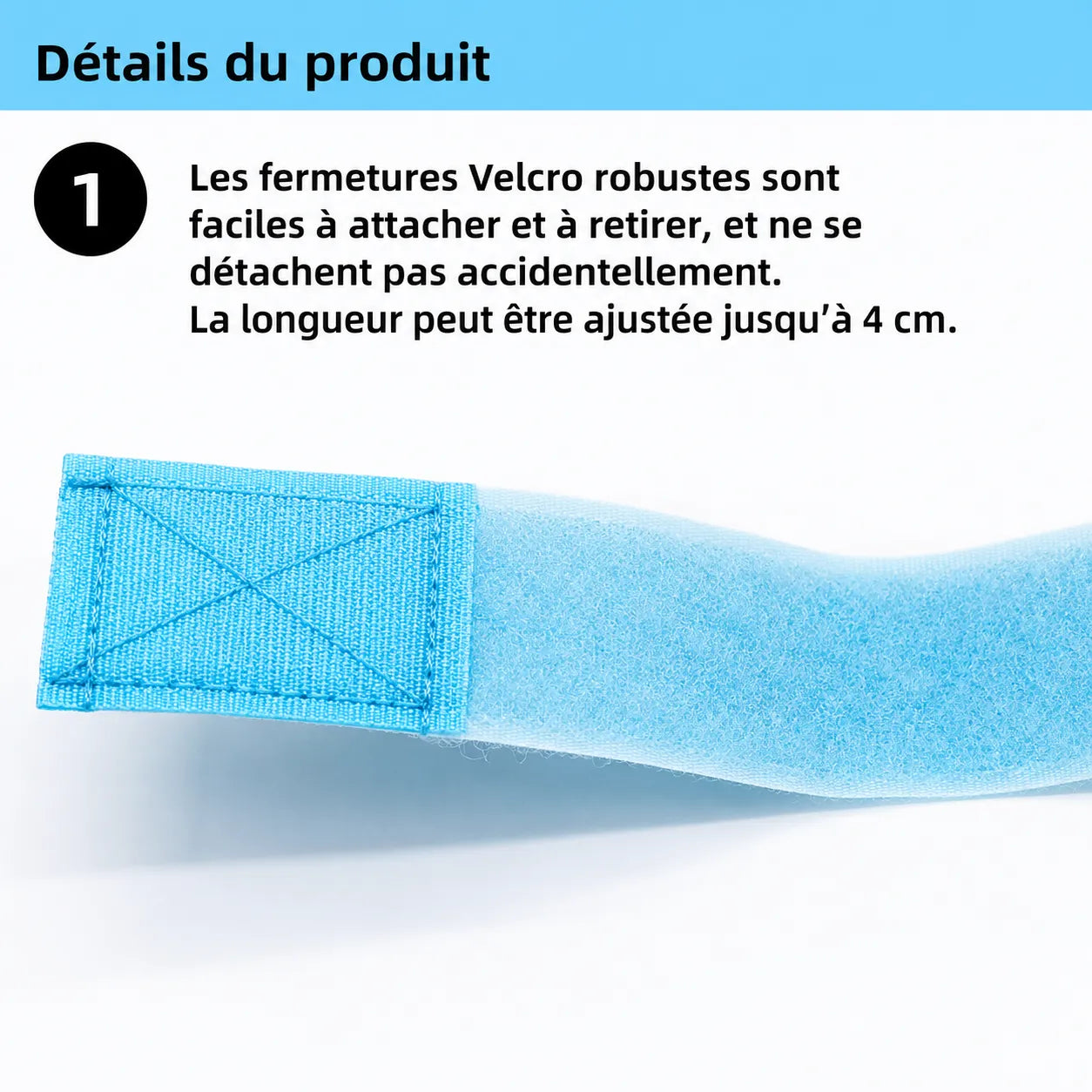 Bracelet de Fête Bleu Réfléchissant  Opérationnel