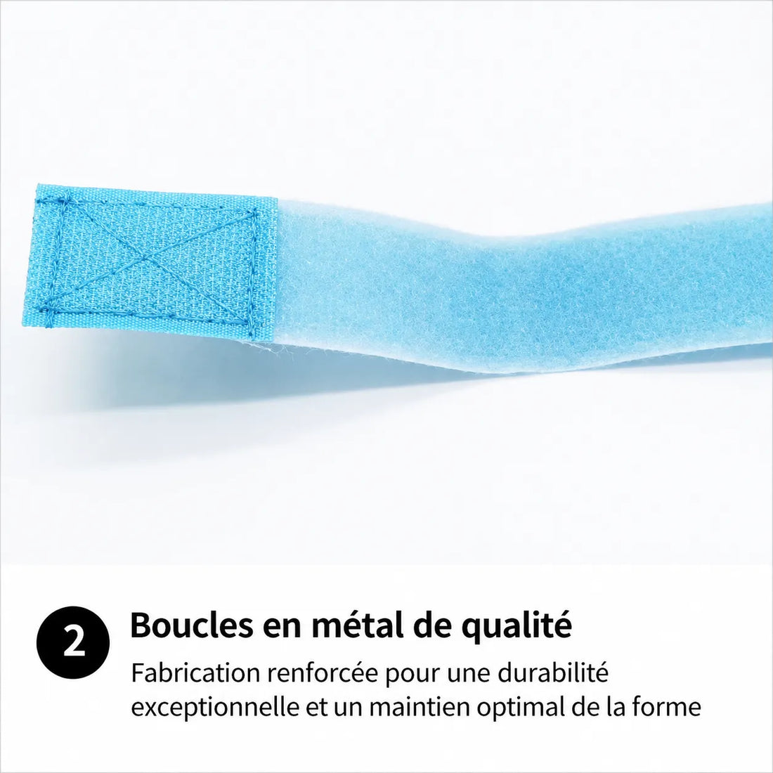 Bracelet de Fête Bleu Réfléchissant Pratique