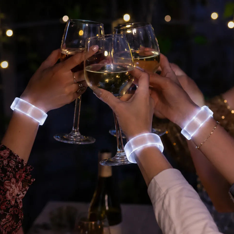 Bracelets LED Blanc pour Fête