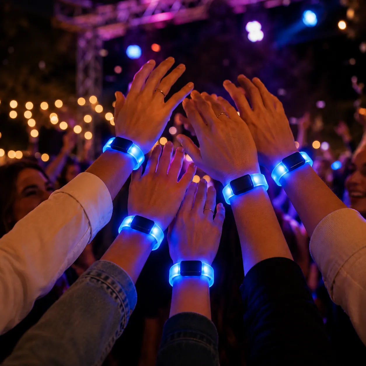Bracelets LED Bleu