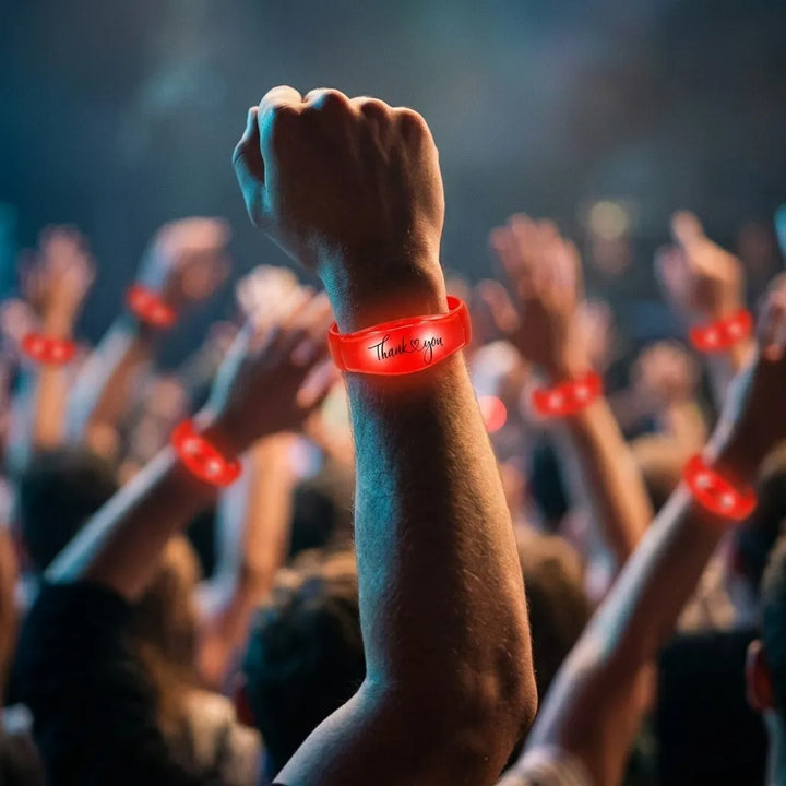 Bracelets Lumineux Rouges Thank You