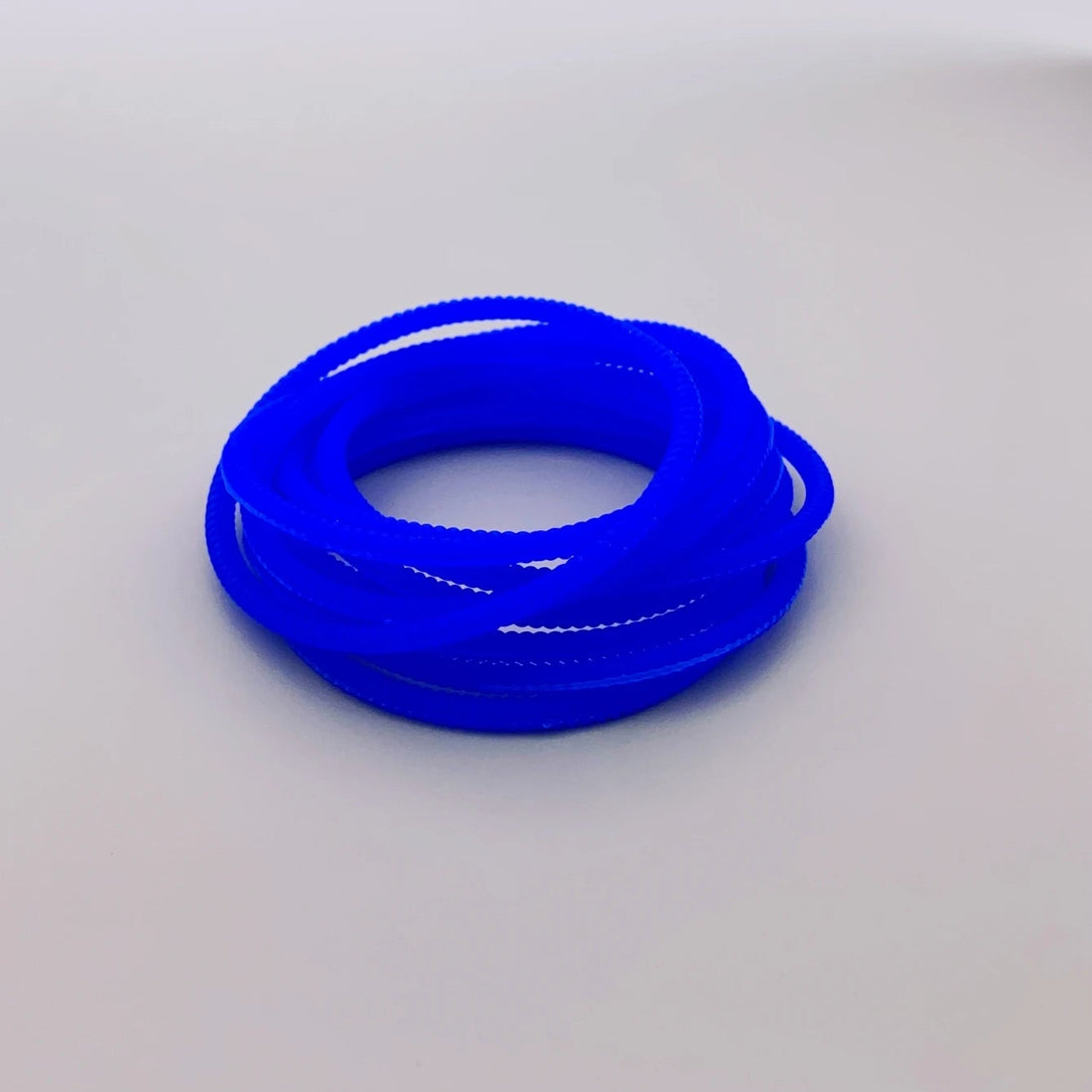 Bracelets Torsadés Fluorescents Bleus Design