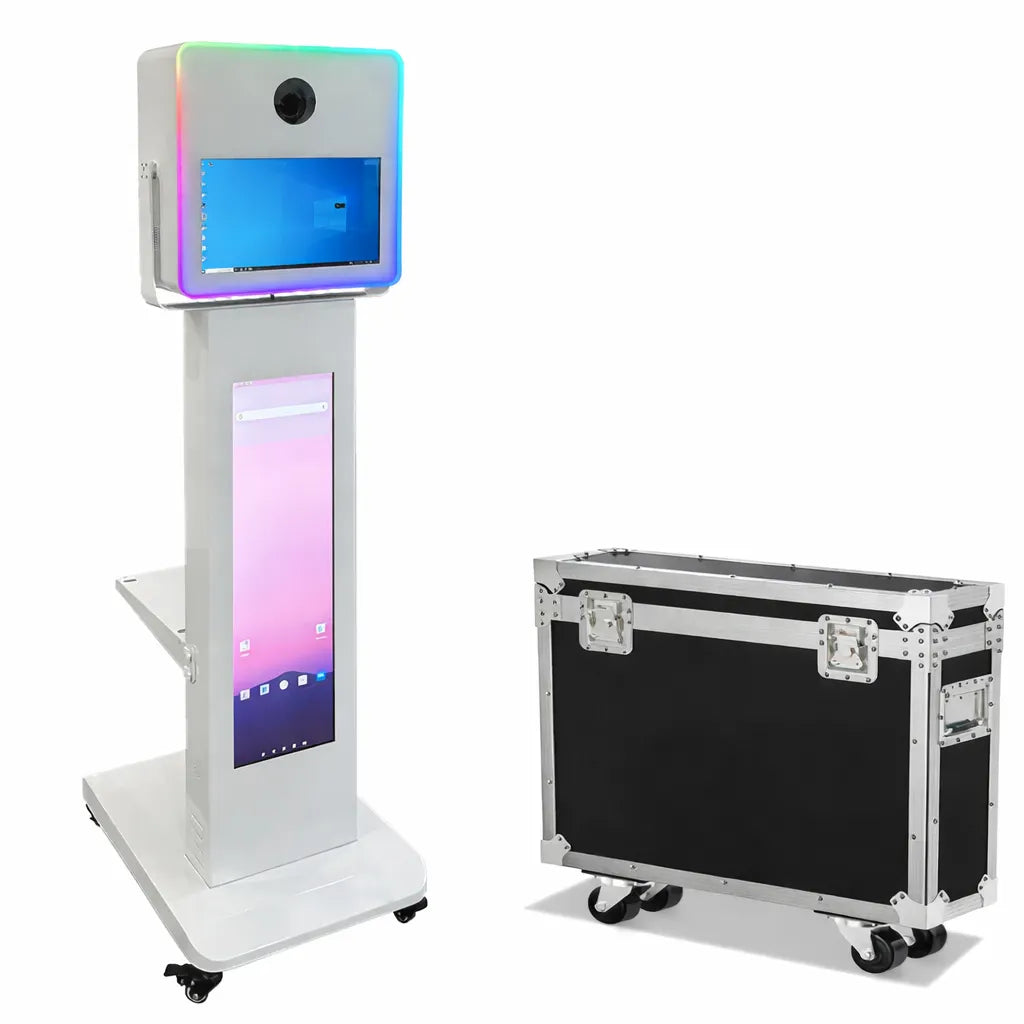 Cabine Photo à Ecran Tactile Blanc