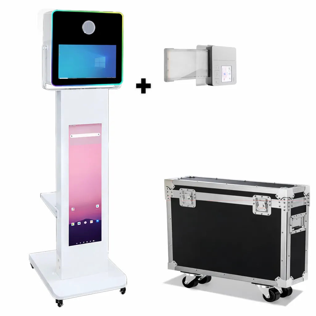 Cabine Photo à Ecran Tactile Noir