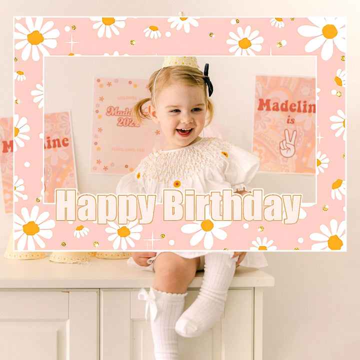 Cadre Cabine Photo  Rose Fleuri