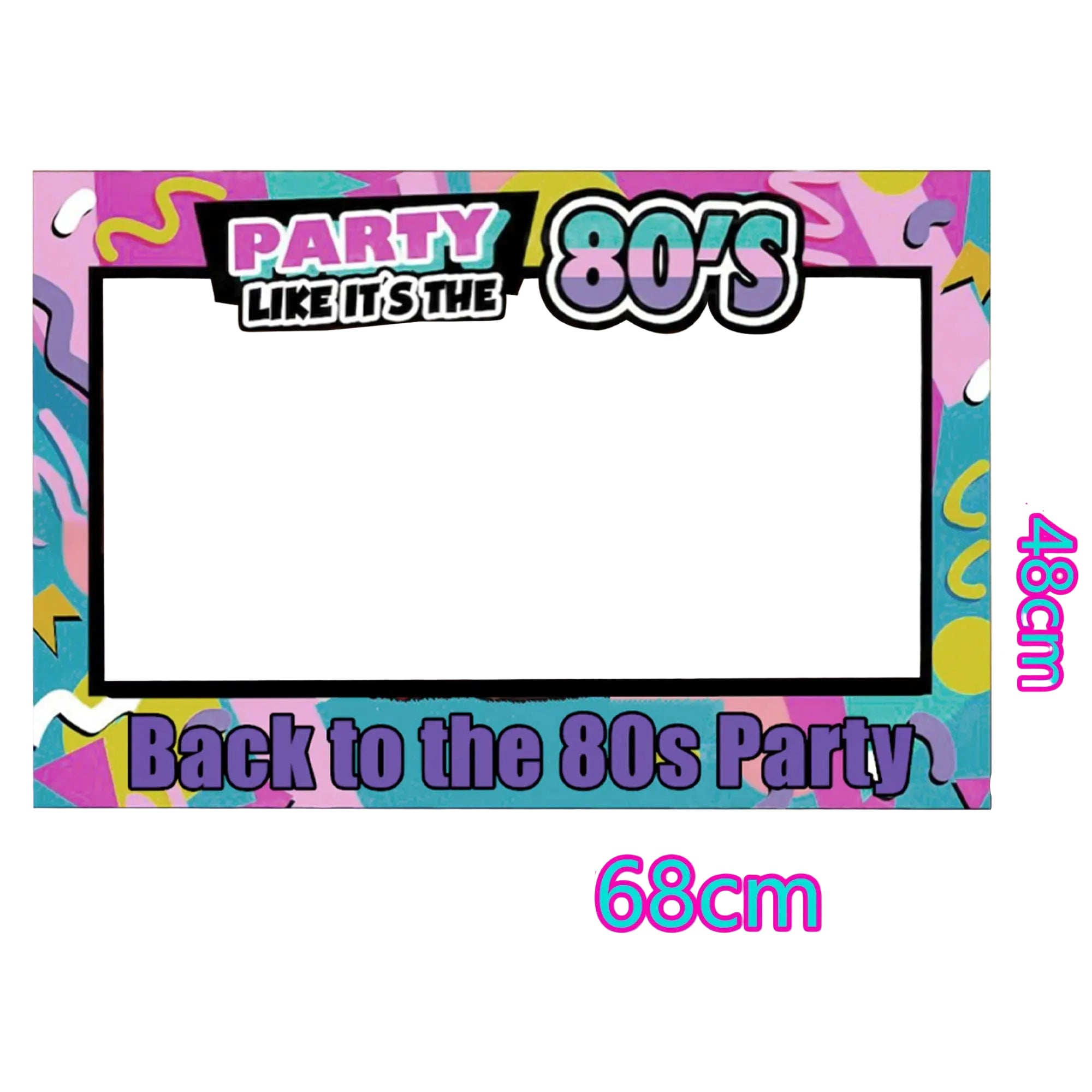 Cadre Photobooth Années 80 Unique