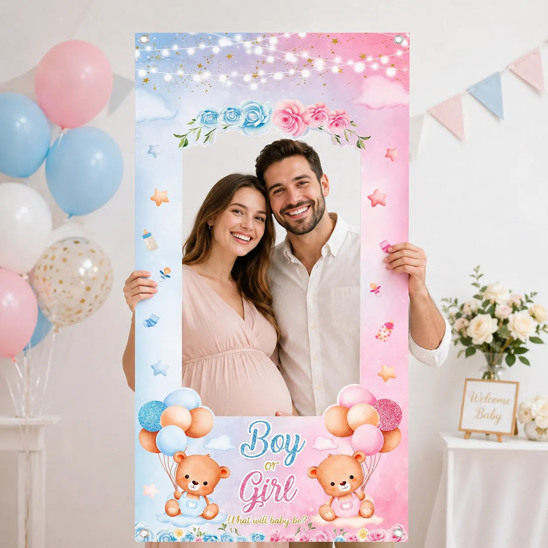 Cadre Photobooth Baby shower Unique