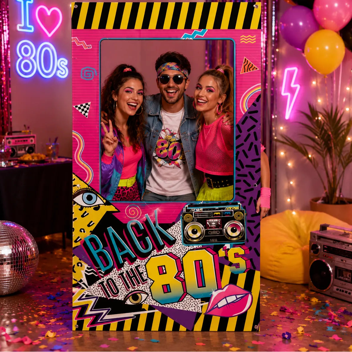 Cadre Photobooth Back to the 80’s