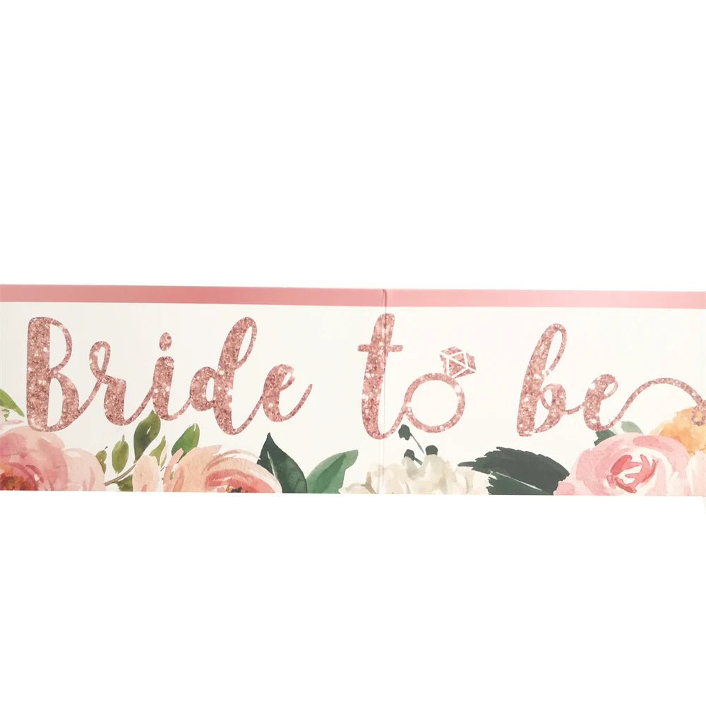 Cadre Photobooth Fleuri Bride To Be Minimaliste