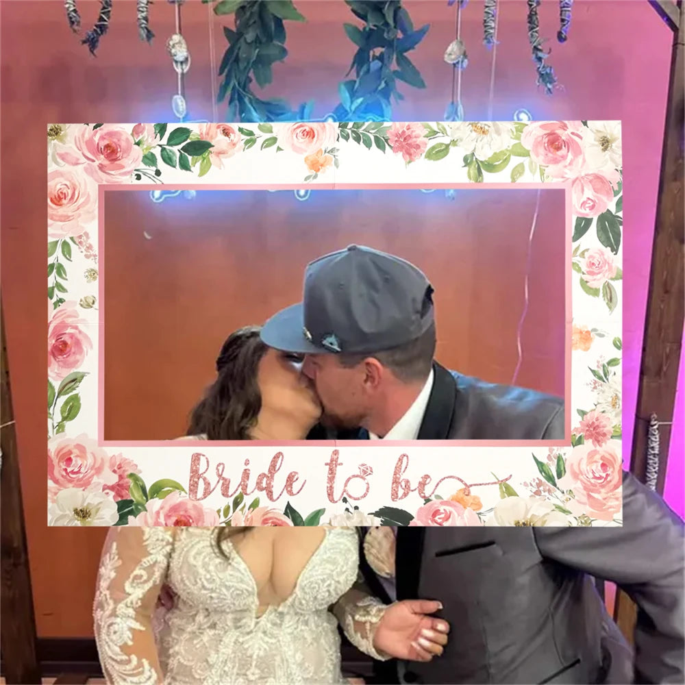 Cadre Photobooth Fleuri Bride To Be Unique