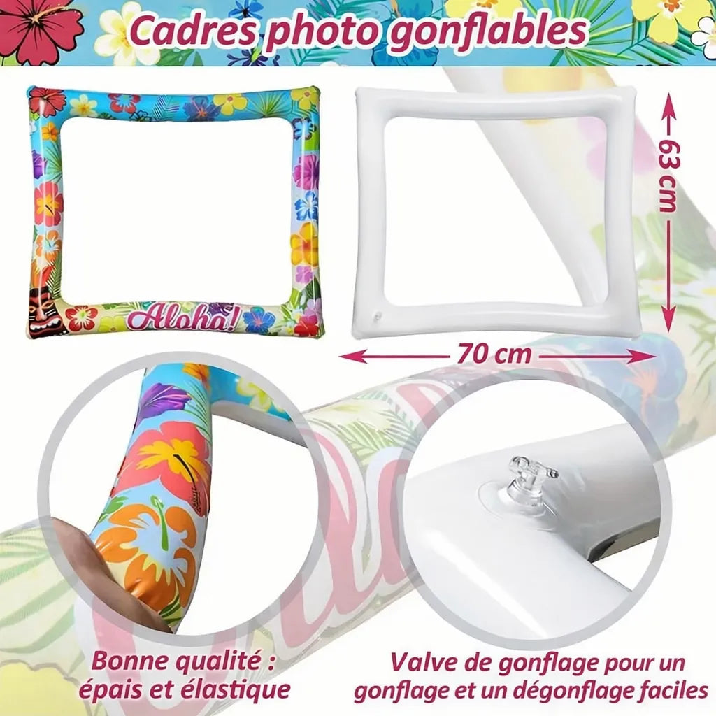 Cadre Photobooth Gonflable Aloha Design