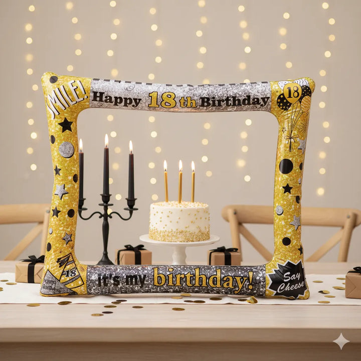 Cadre Photobooth Happy 18th Birthday