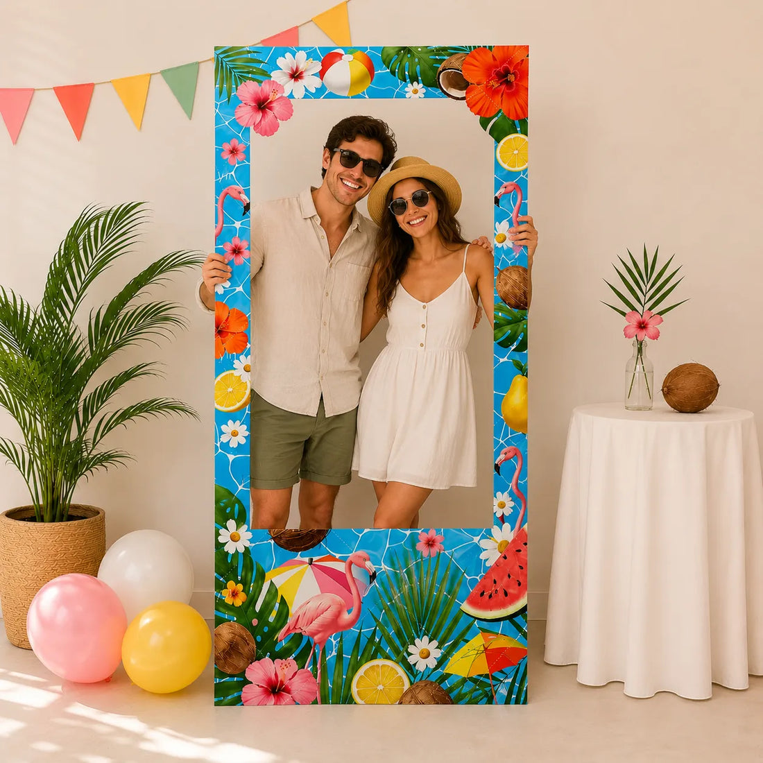 Cadre Photobooth Tropical Unique