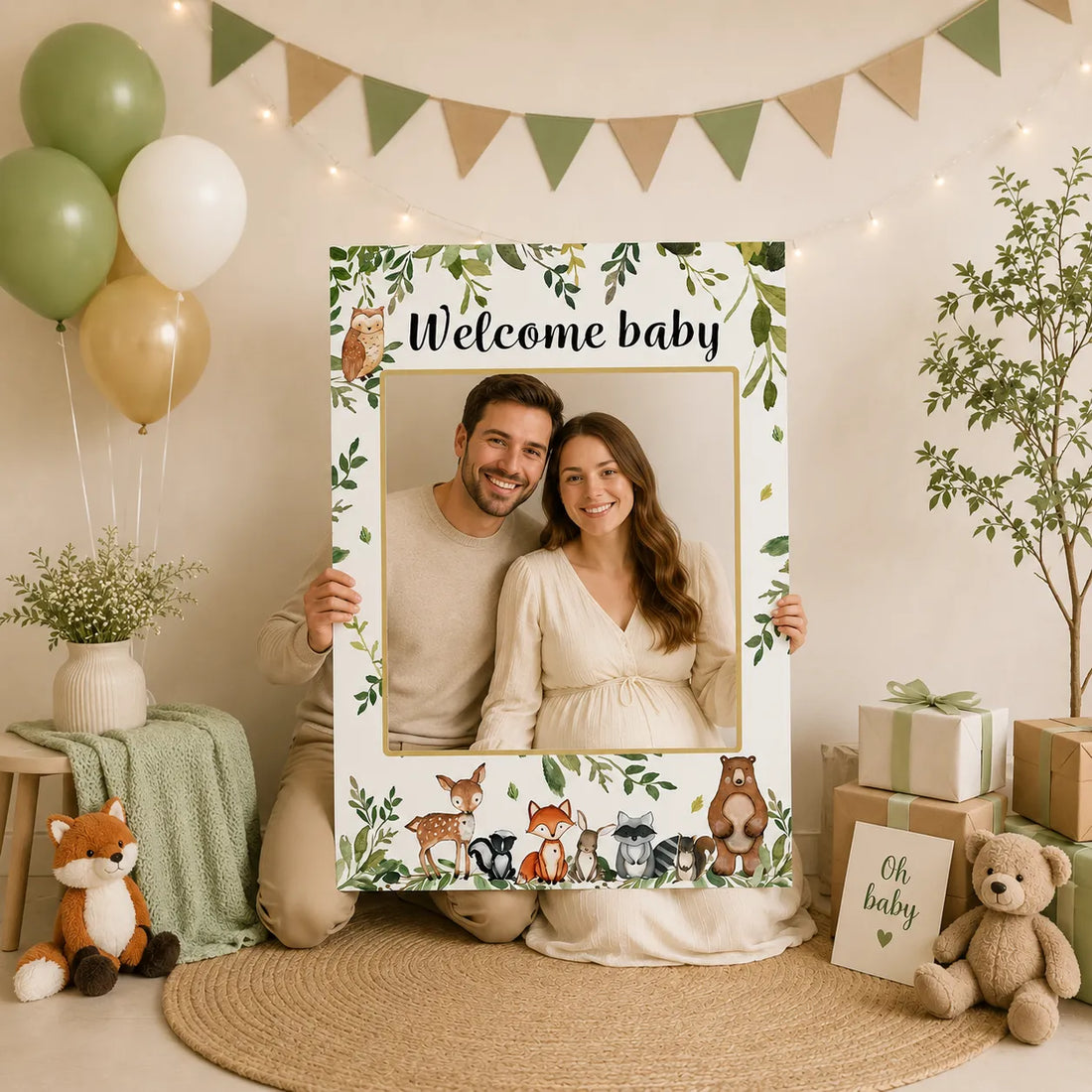 Cadre photobooth Welcome Baby