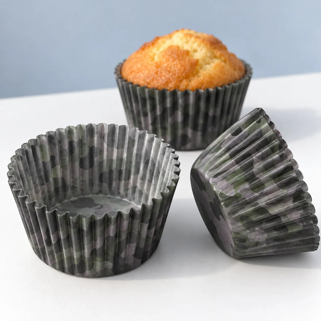 Caissette Cupcake Camouflage Unique