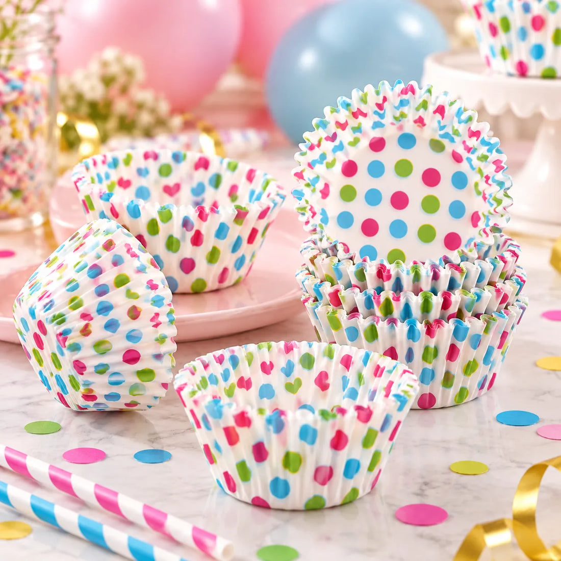 Caissette à Cupcake Colorée joyeux