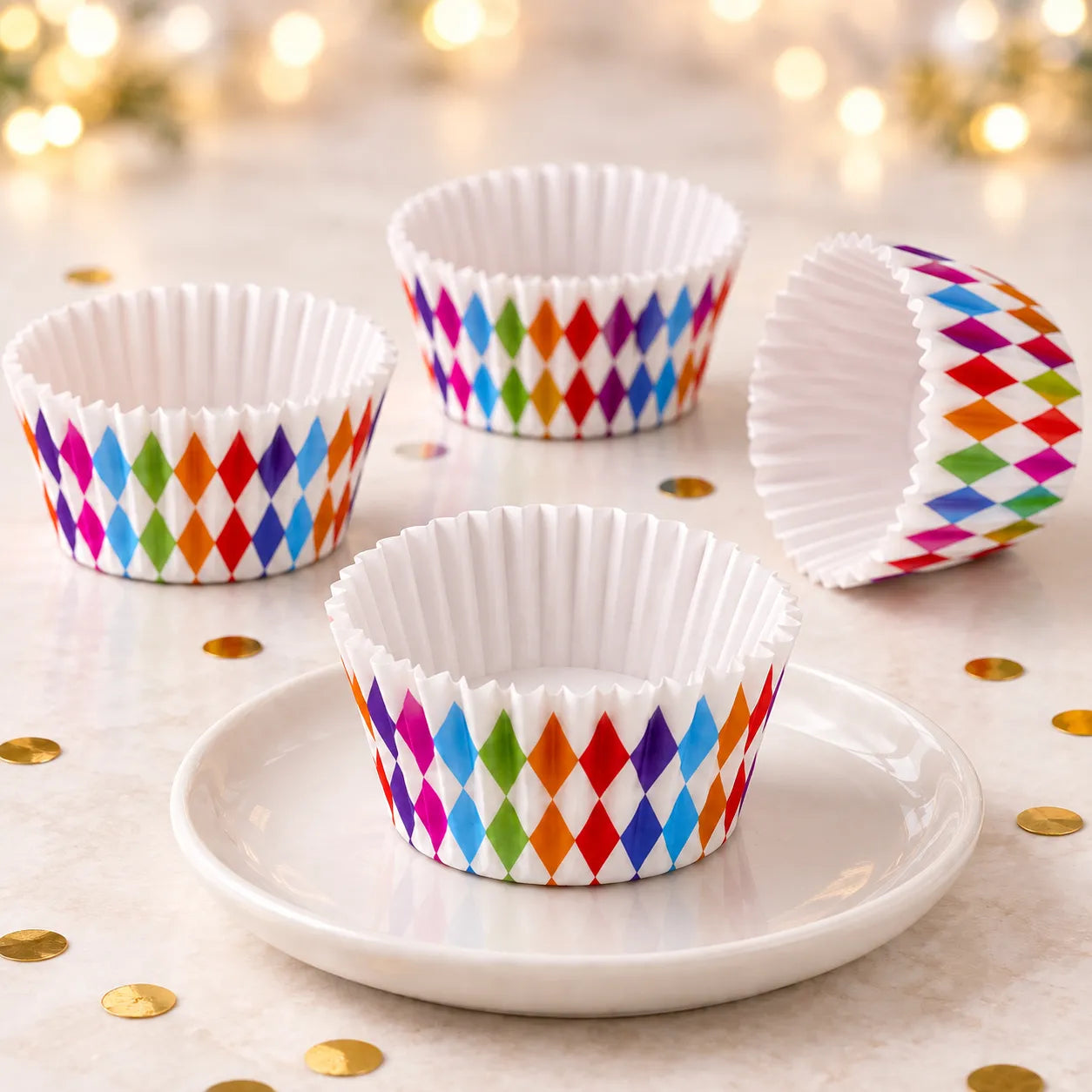 Caissette Cupcake Colorée moderne