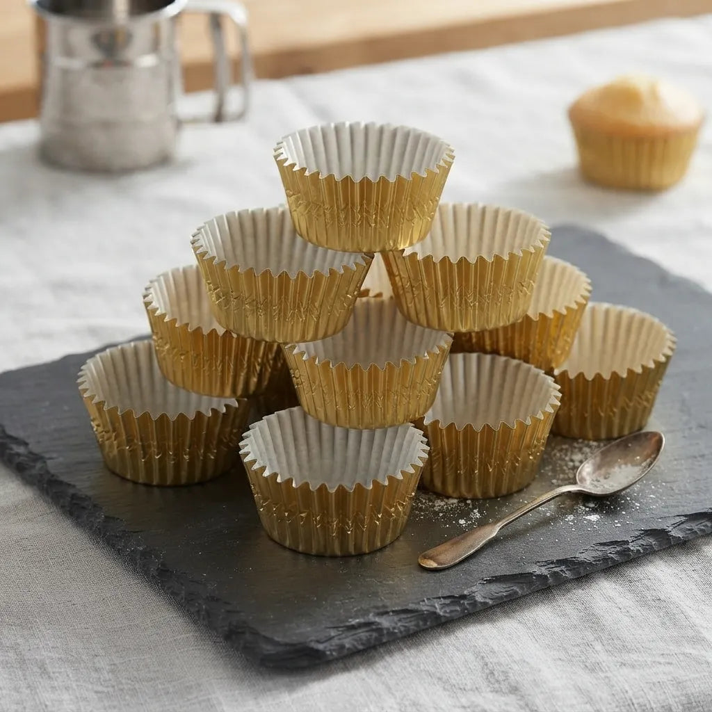 Caissette à Cupcake Dorée Unique