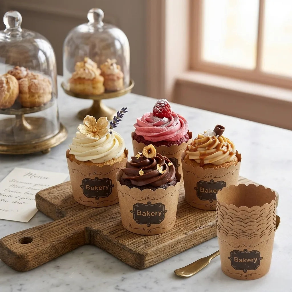 Caissette à Cupcake En Papier Kraft