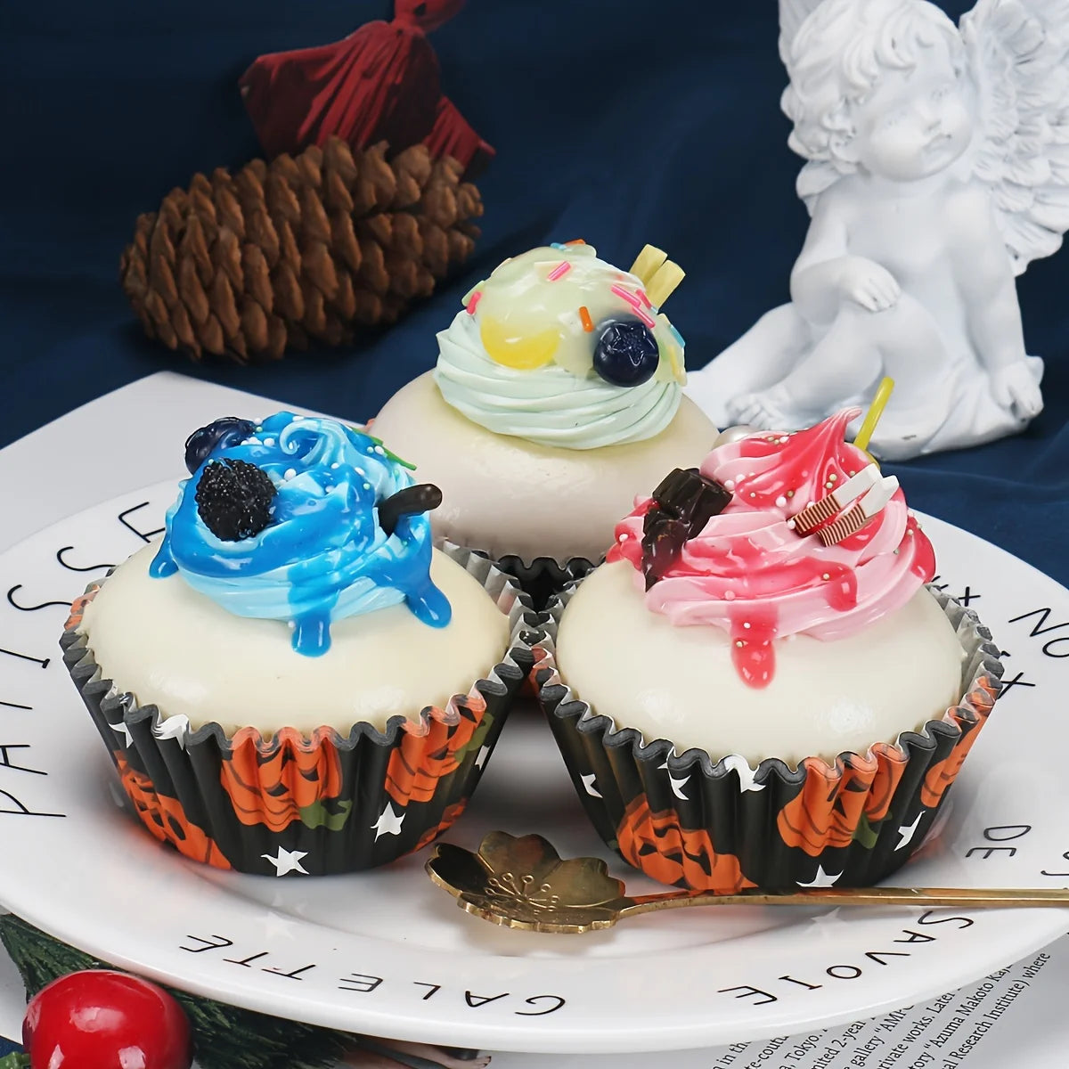 Caissette à Cupcake Halloween Moderne
