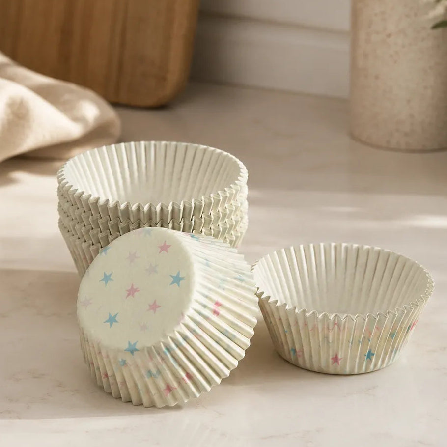 Caissette à Cupcake Motif Etoiles Douce