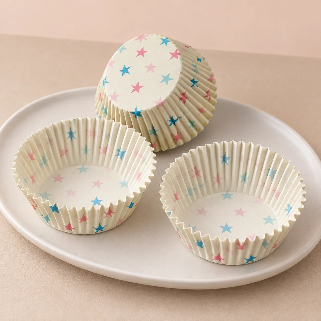 Caissette à Cupcake Motif Etoiles Minimaliste