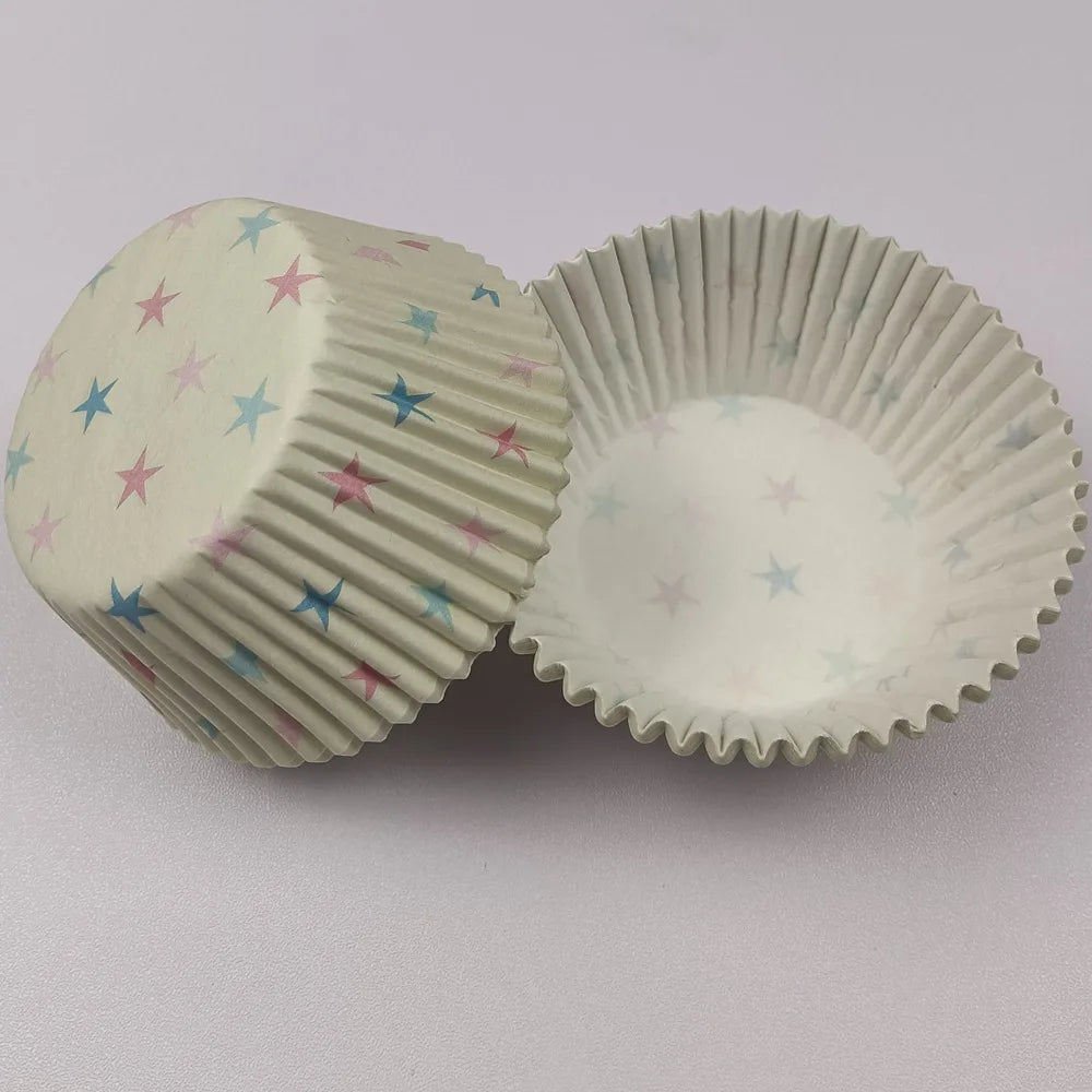 Caissette à Cupcake Motif Etoiles Unique