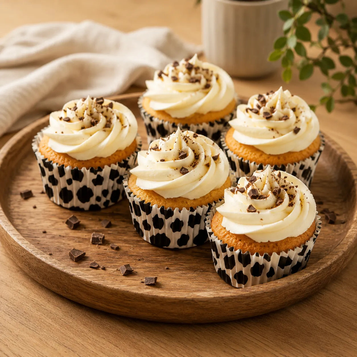 Caissette à Cupcake Motif Vache