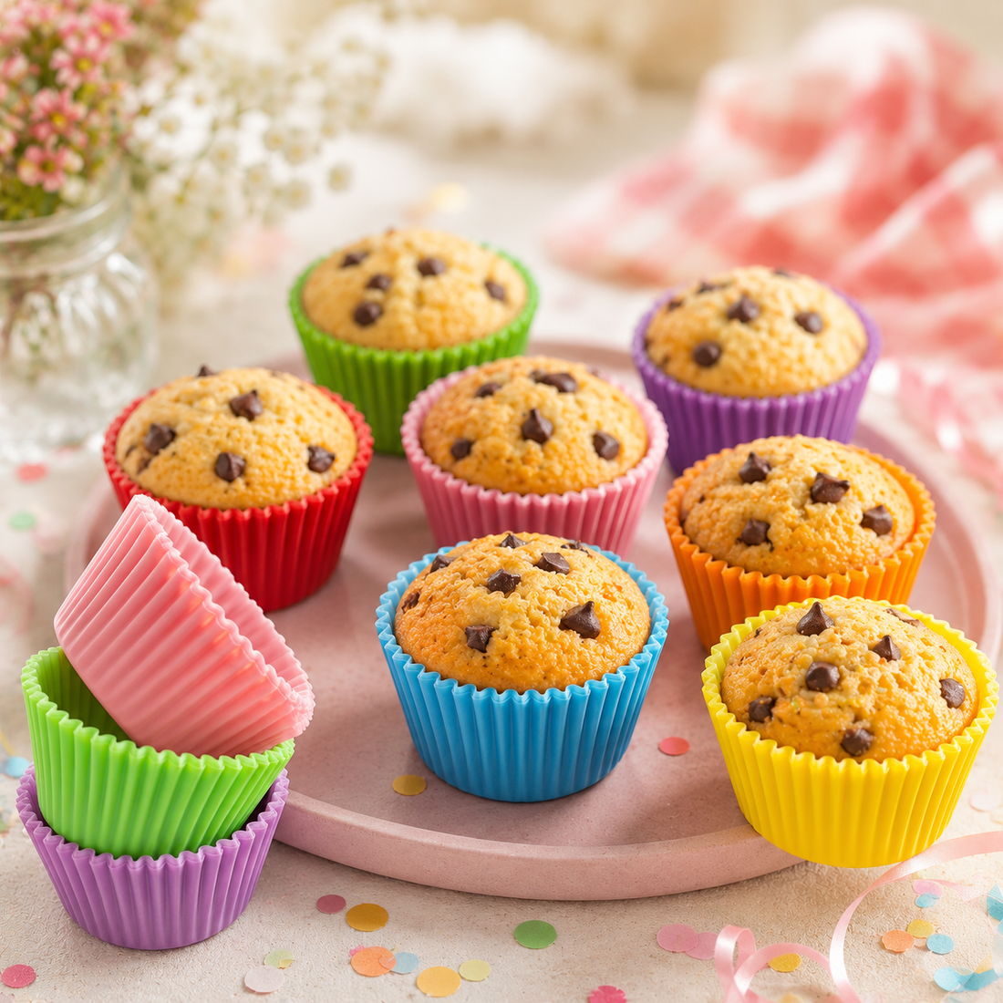 Caissette à Cupcake Multicolore