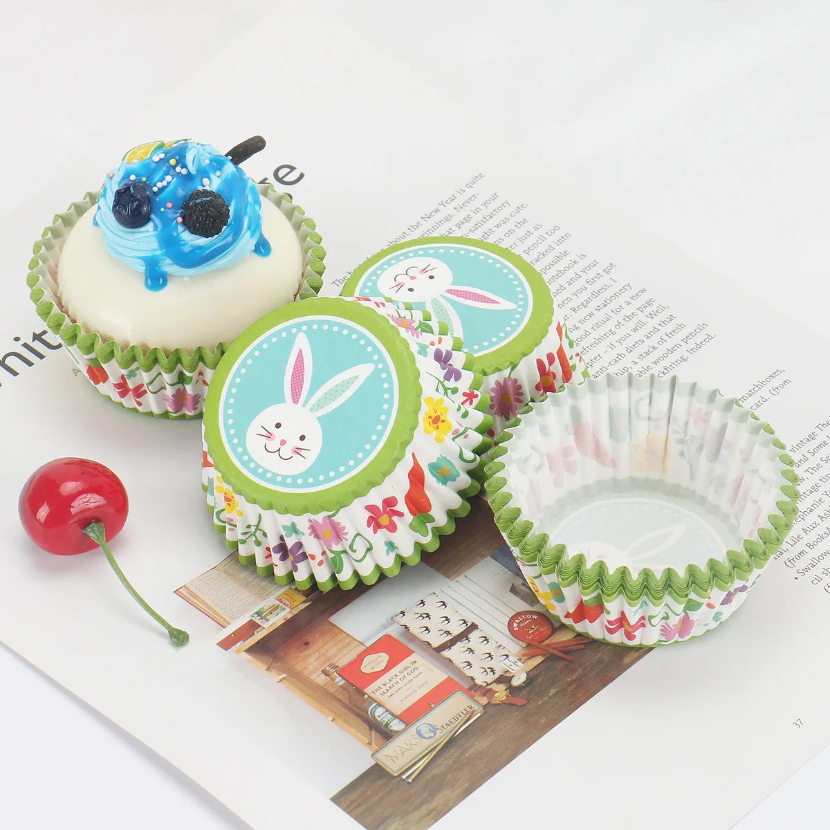 Caissette Cupcake Pâques Design