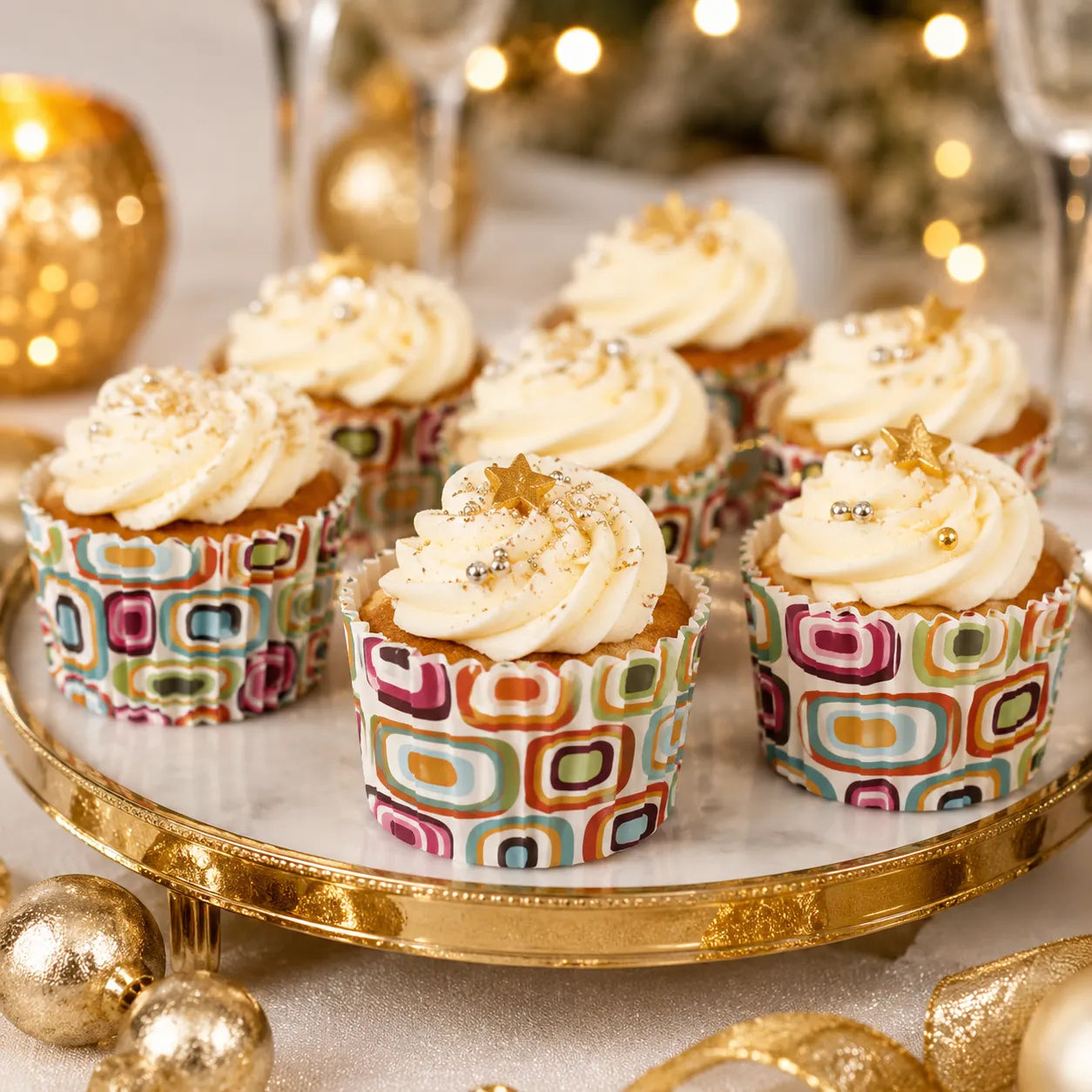 Caissette à Cupcake Papier Coloré