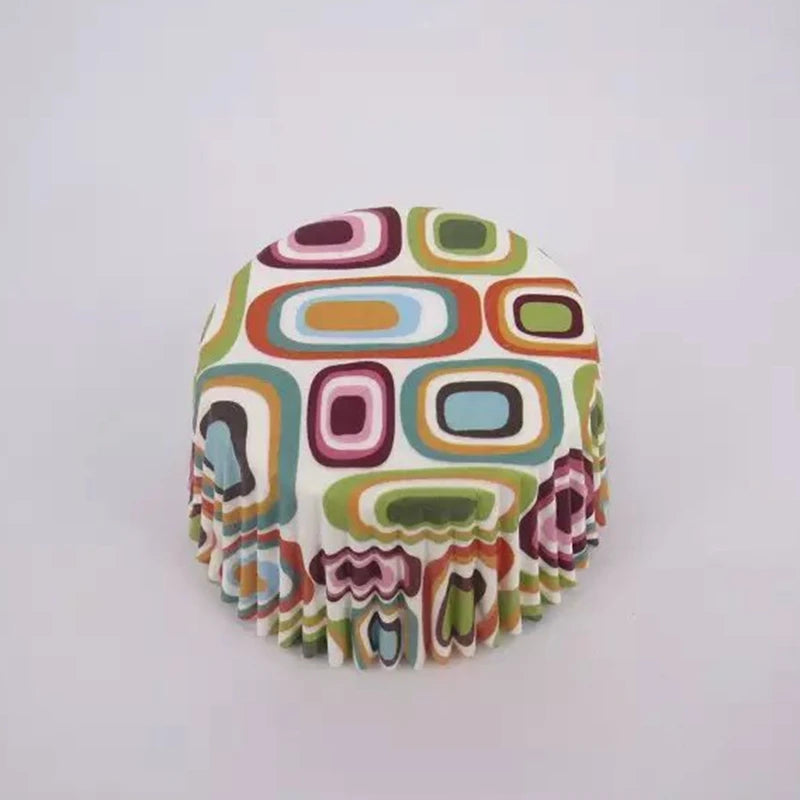 Caissette à Cupcake Papier Coloré Unique