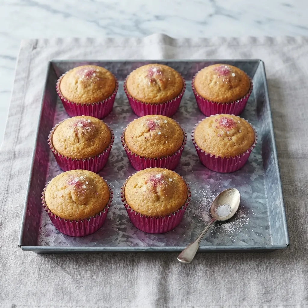 Caissette à Cupcake Rose Métallisé Moderne