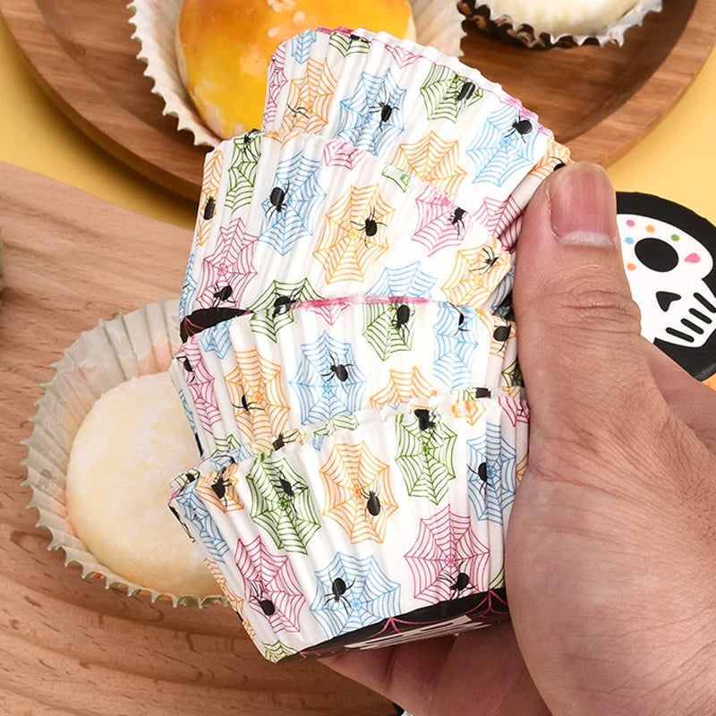 Caissette à Cupcake Toile d’Araignée mystérieuse