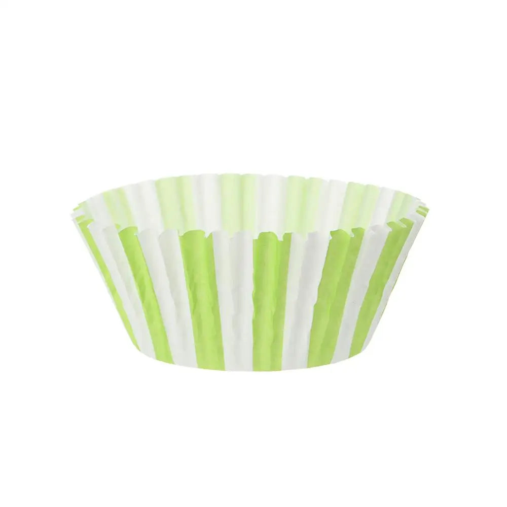 Caissette à Cupcake Vert et Blanc Minimaliste