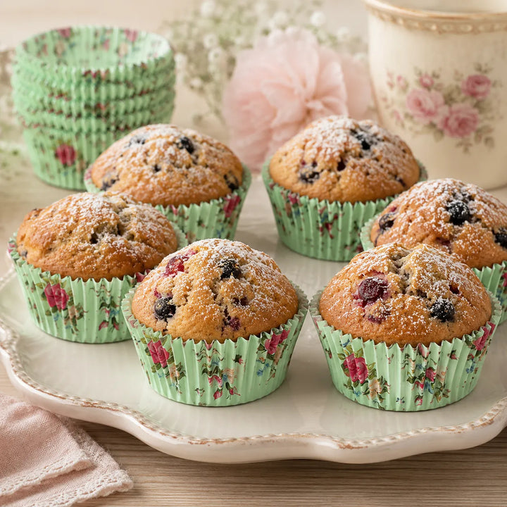 Caissette à Cupcake Vintage Fleurie