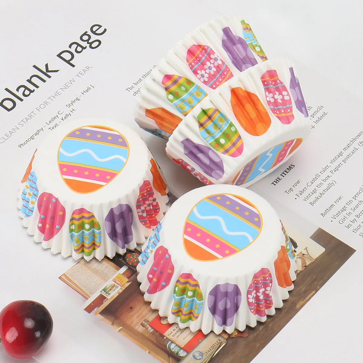 Caissette Cupcake Œufs de Pâques Colorés originale
