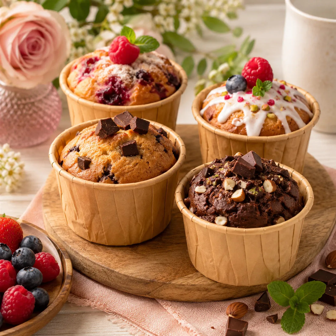 Caissette Muffin Beige 