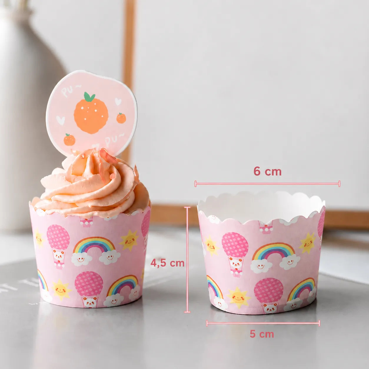 Caissette à Muffin à Motifs Arc-en-ciel Unique