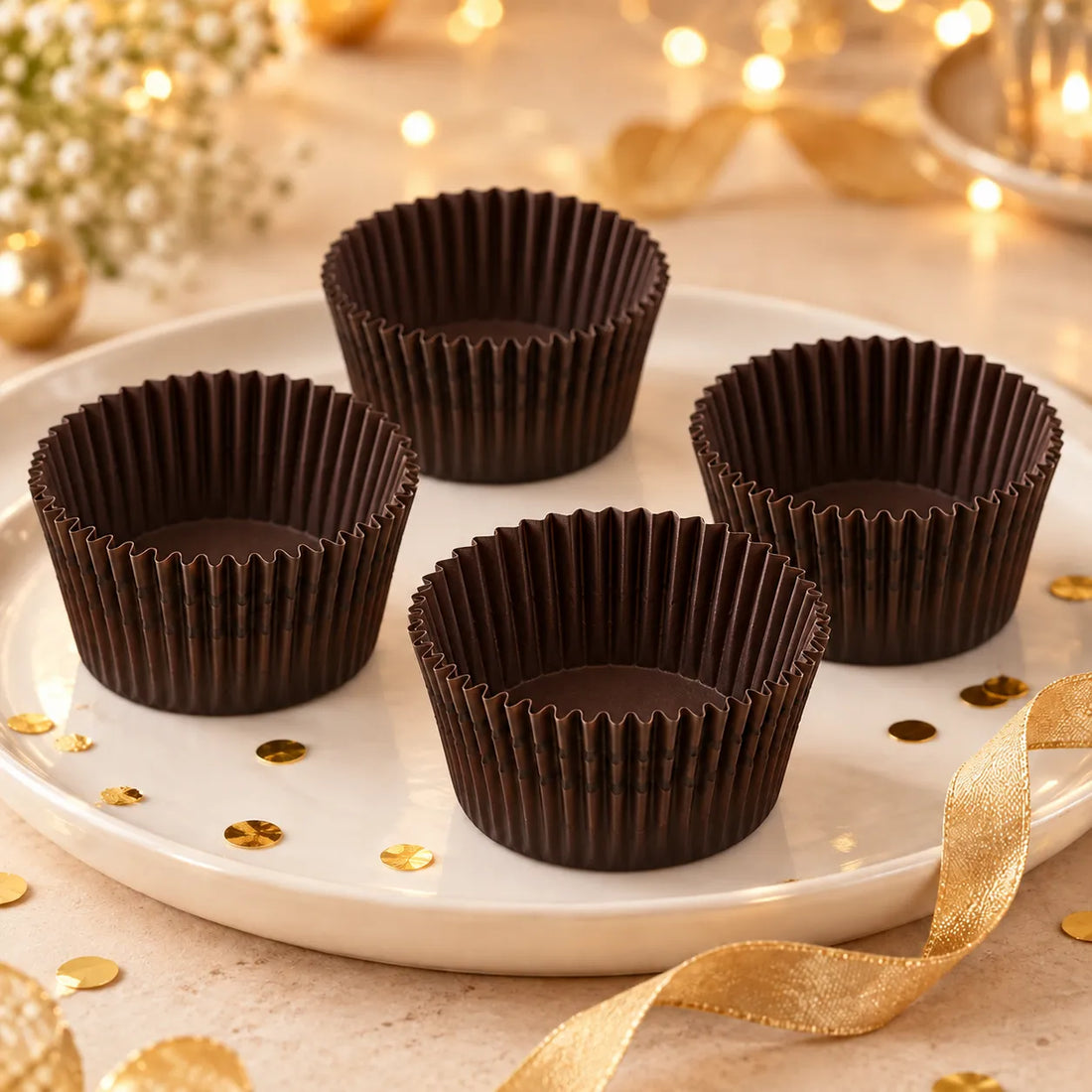 Caissette à Muffin en Papier Résistant luxe