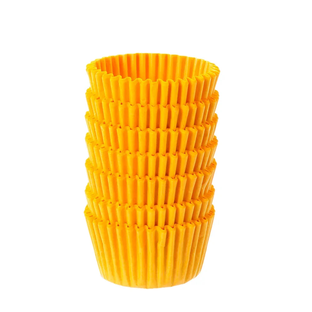 Caissette pour Cupcake Jaune en Papier