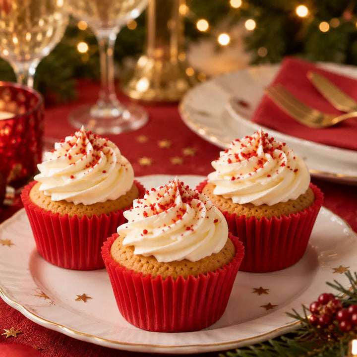 Caissette pour Cupcake en Papier Rouge