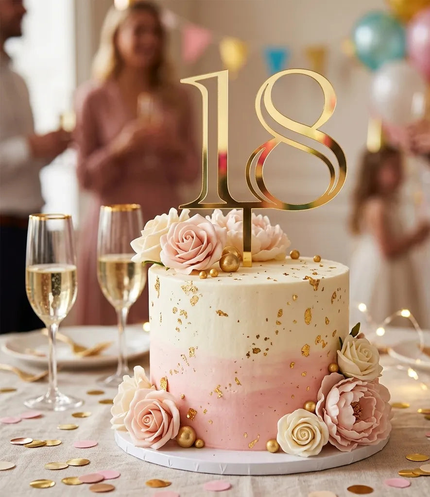 Cake Topper 18 Légère