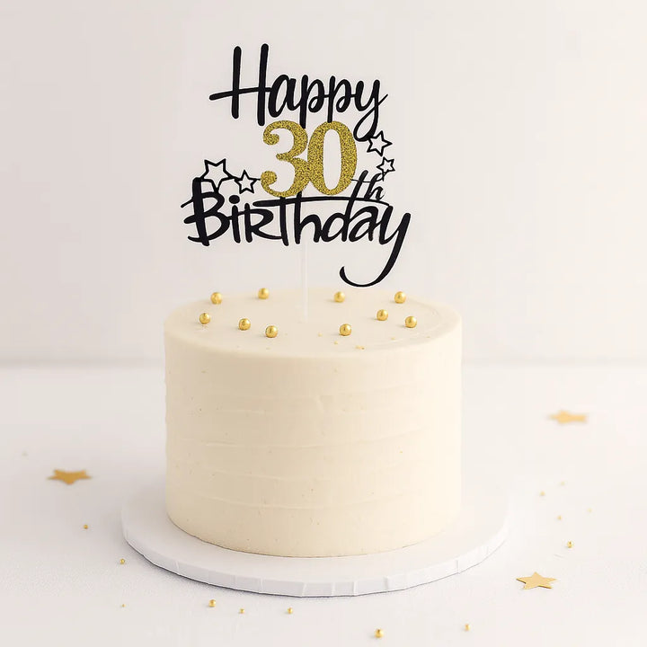 Cake Topper Anniversaire 30 Ans Chic