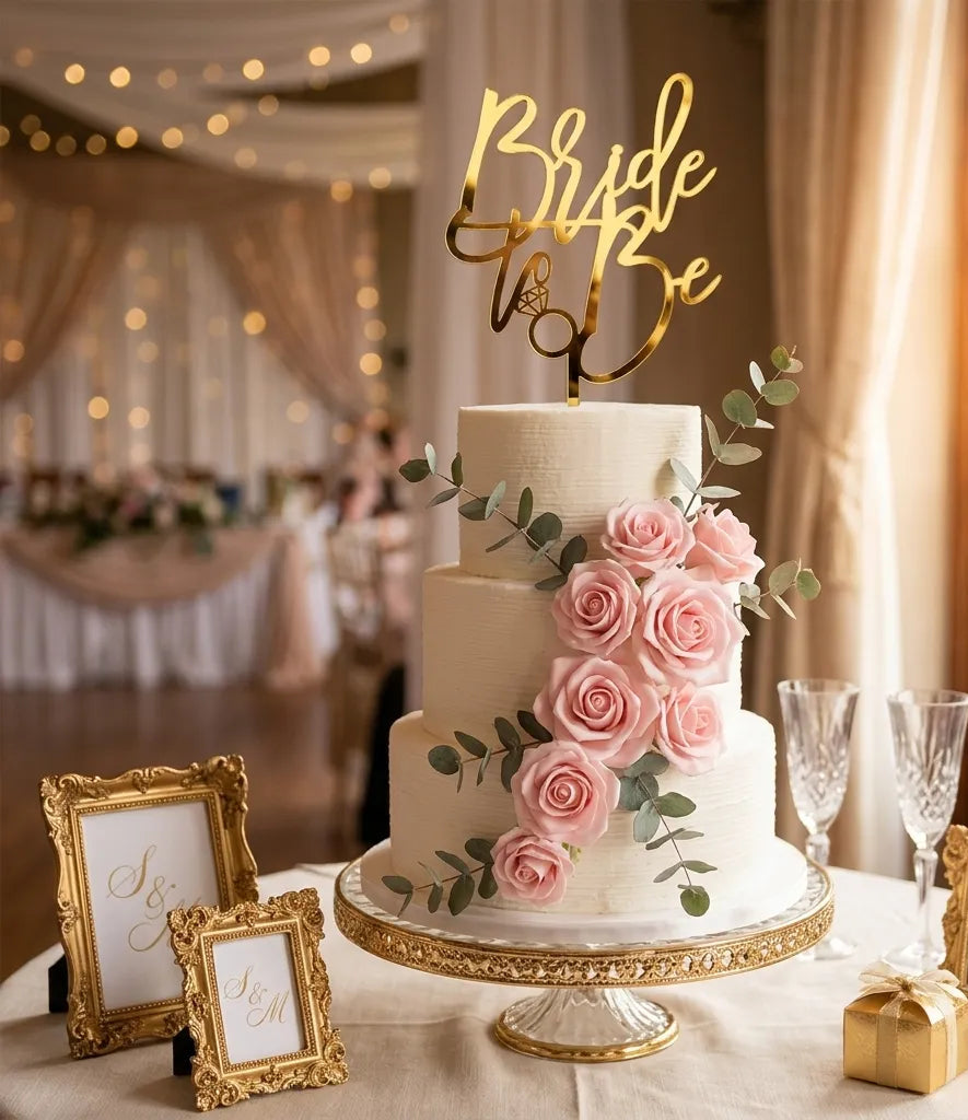 Cake Topper Bride to Be Original Légère