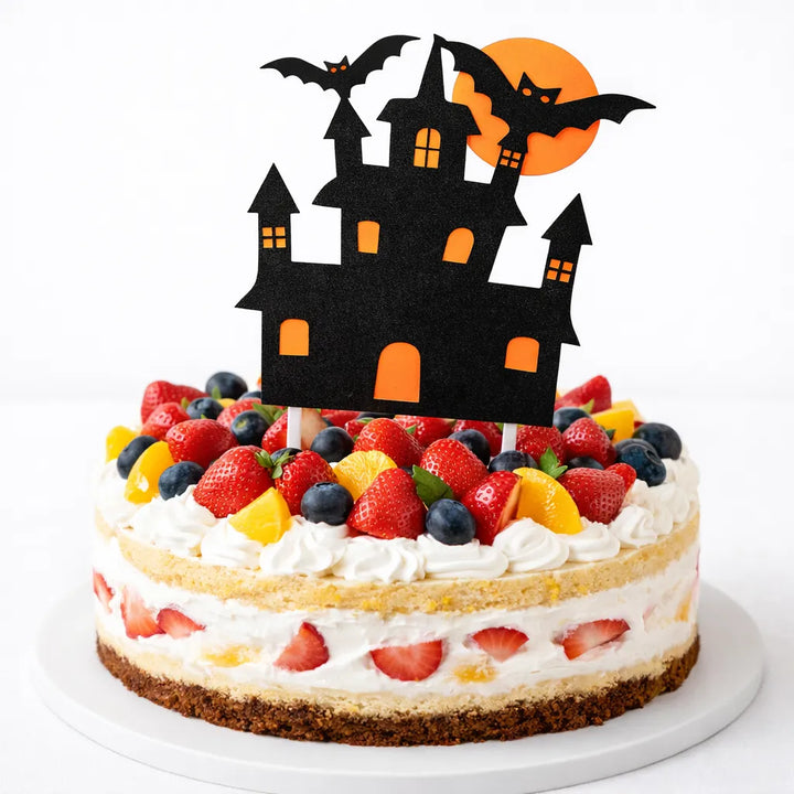 Cake Topper Château Hanté Halloween