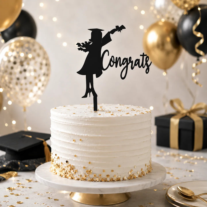 Cake Topper « Congrats »